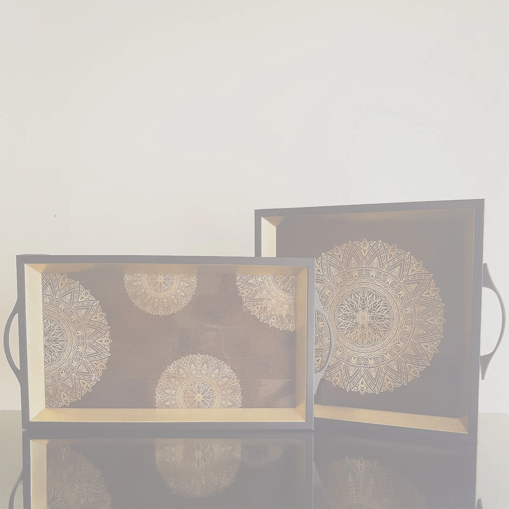 سینی دکوراتیو شیشه ای سینی دکوراتیو شیشه ای