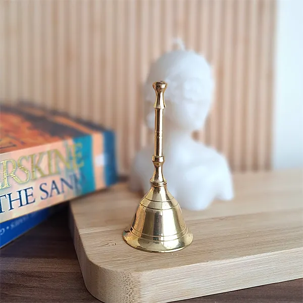 اسنوفر برنجی هندی دسته کوتاه